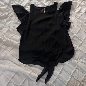 Black off the Shoulder Blouse
